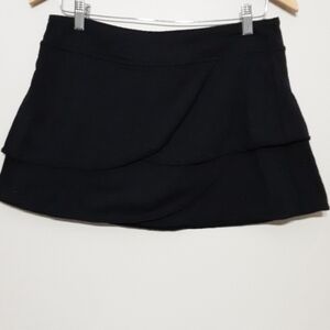 Rese women skort performance outdoor casual black L tennis athletic y2k girly